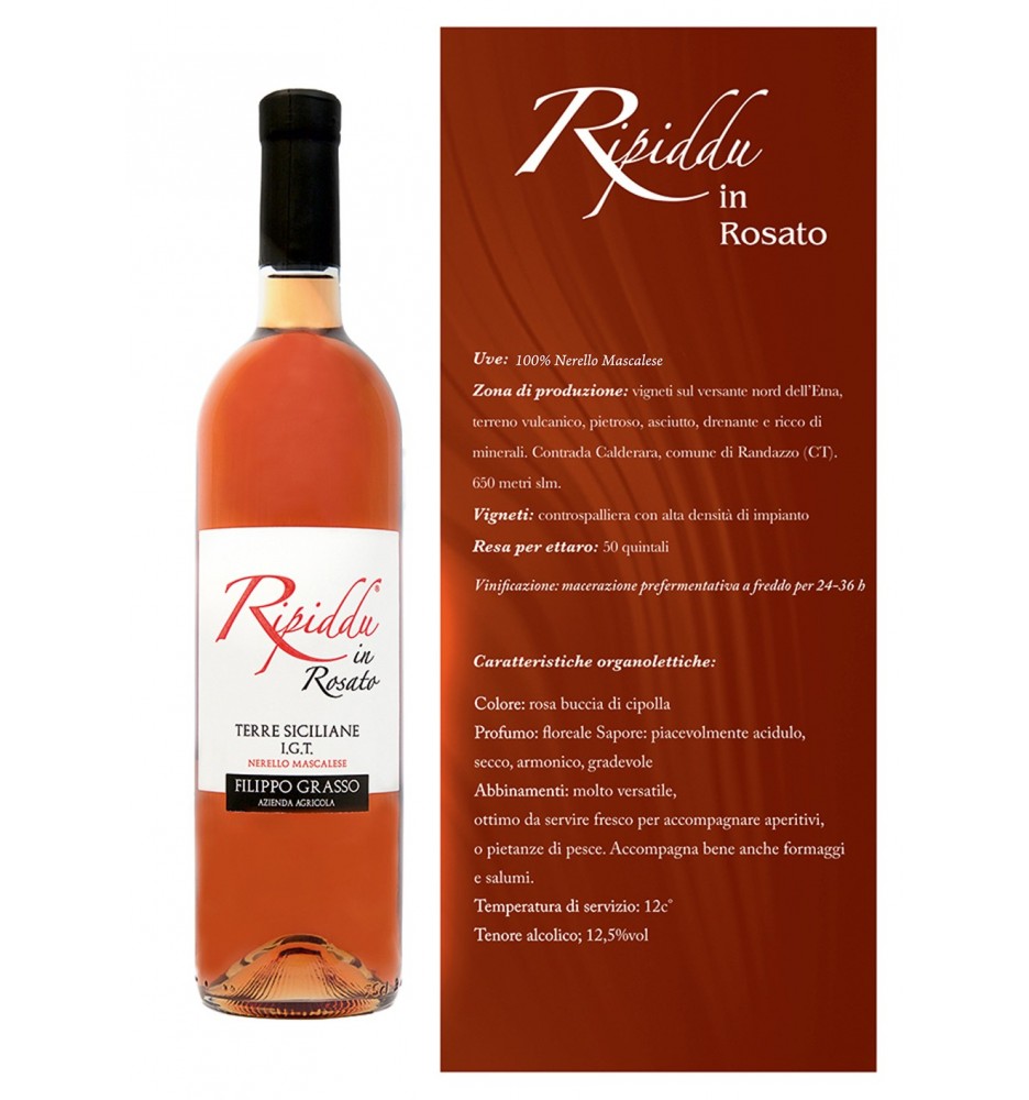 Vino - Ripiddu in Rosato